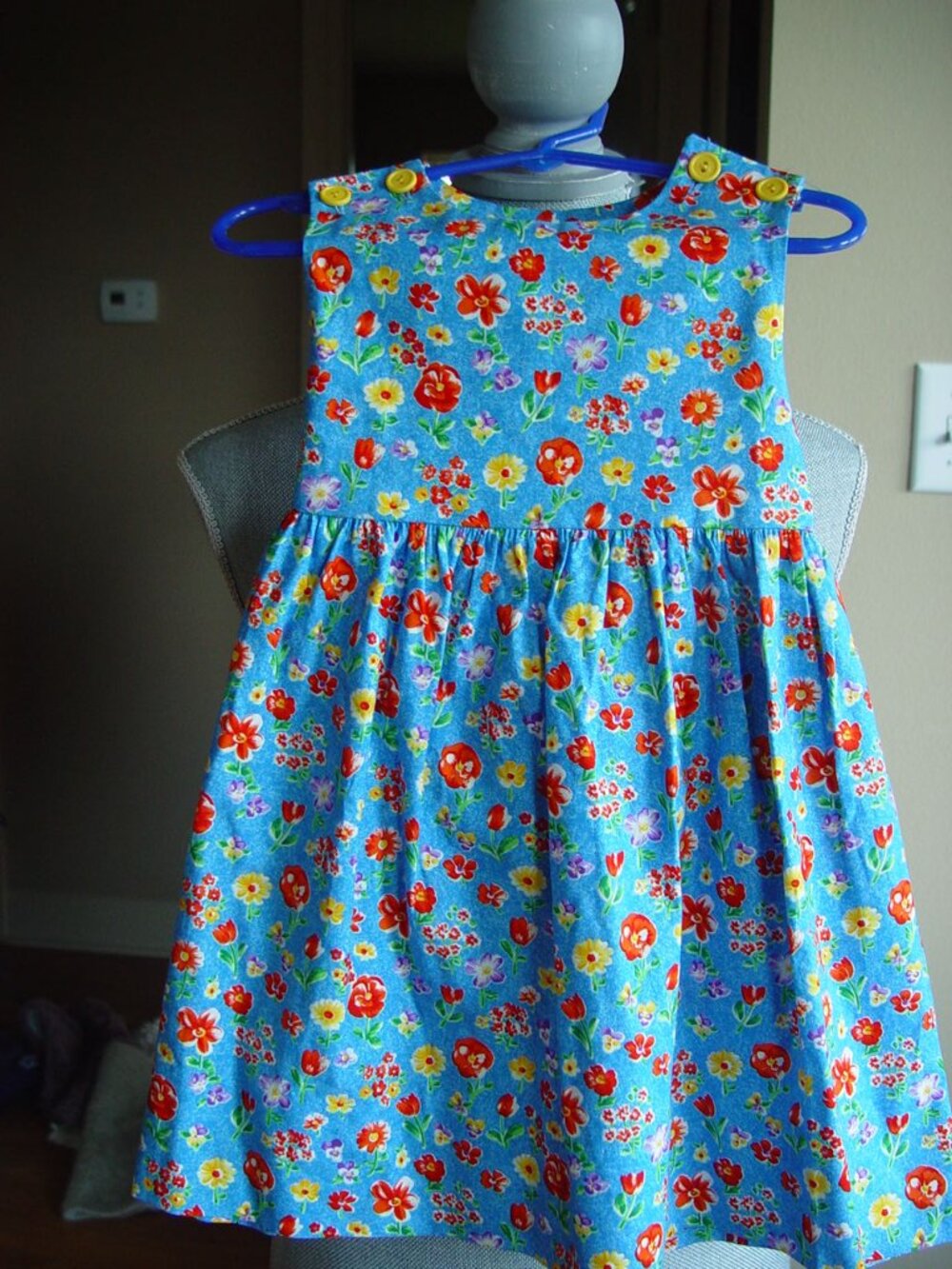 Rags Land girls blue dress size 2T